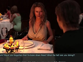 a wife and stepmother (awam) #11 - dinner  with bennett - porn games, adult games, 3d game
