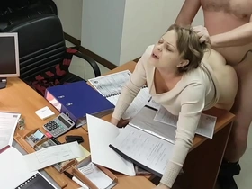 amazing fuck with an office secretary