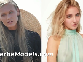 superbe models - (dasha elin, bella luz) - blonde compilation! gorgeous models undress slowly and show their perfect bodies only for you