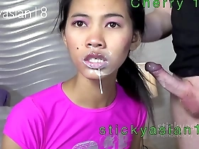 stickyasian18 skinny teens suck & fuck, star, cherry, & sticky facial tia 18