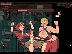 spooky milk life [ taboo hentai game pornplay] ep.23 femdom handjob at the gym