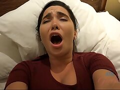hot chick swallowing cum