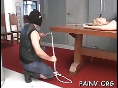 young beauty gets lured into an older guy's home for punishment