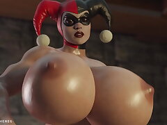harley quinn assfucked with creampie